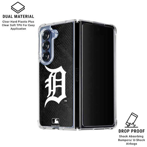 MLB Detroit Tigers Dark Wash Galaxy Z Fold6 Clear Case